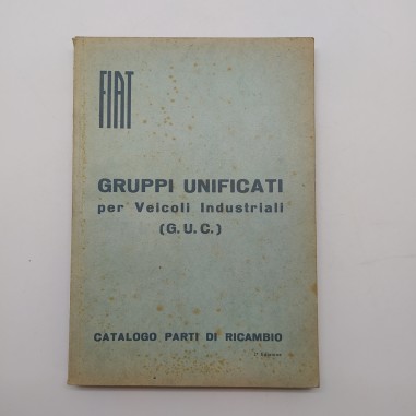 Catalogo parti di ricambio Fiat Gruppi unificati, 2° ed. 1956. Macchie