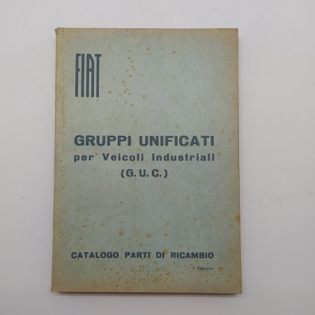 Catalogo parti di ricambio Fiat Gruppi unificati, 2° ed. 1956. Macchie