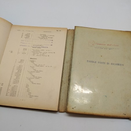 Catalogo parti di ricambio Fiat autocarro 682 N2, 2° ed. 1957. Macchie