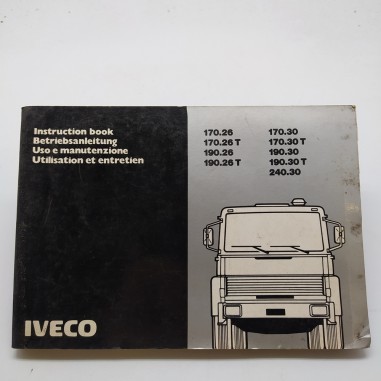 Iveco Manuale uso e manutenzione. Condizioni di conservazione mediocri