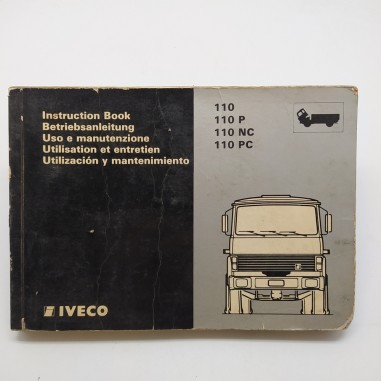 Manuale uso e manutenzione Iveco 110 vari modelli 1981. Macchie