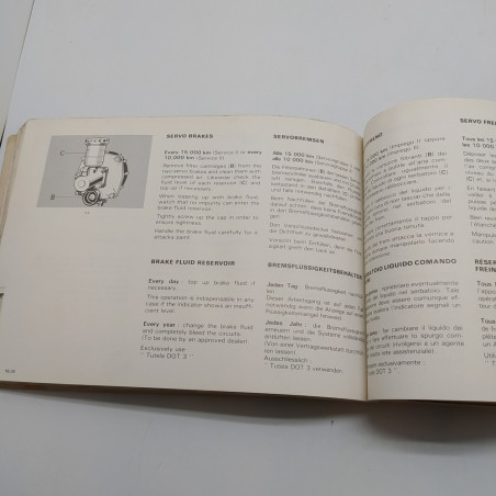 Manuale uso e manutenzione Iveco 110 vari modelli 1981. Macchie