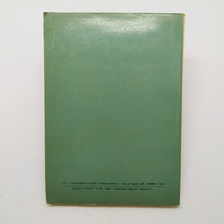 Catalogo parti di ricambio Fiat modello 2300, 1° ed. 1961. Polvere e sbucciature