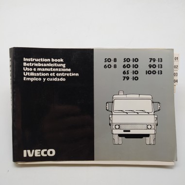 Manuale uso e manutenzione Iveco multilingue 1983. Pagine staccate