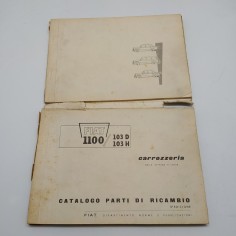 Catalogo parti di ricambio Fiat 1100/103D & 103H, 3° ed. 1959. Strappo profondo 2