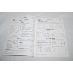 Fiat 850 T & Familiare dati principali per le riparazioni 1972 2
