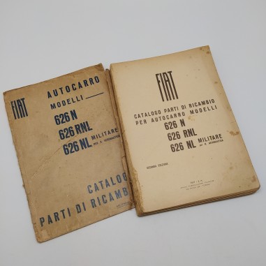 Catalogo parti di ricambio autocarro Fiat, 2° ed. 1940. Condizioni mediocri