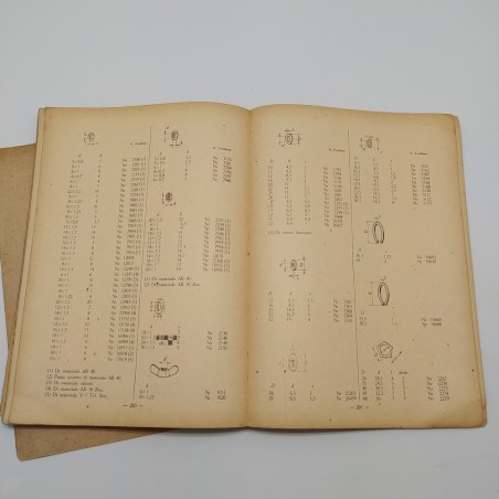 Catalogo parti di ricambio autocarro Fiat, 2° ed. 1940. Condizioni mediocri
