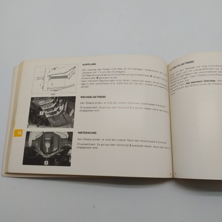Manuale uso e manutenzione Iveco 1984. Macchie e polvere.