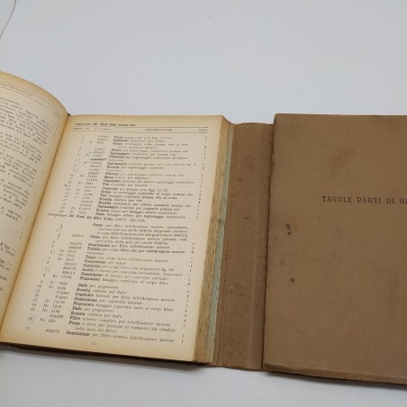 Fiat Catalogo parti di ricambio autocarro e autobus, VIII° ed. 1954. Strappi