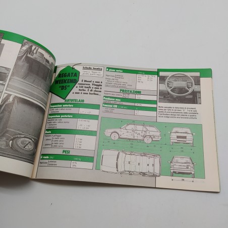 Allegato Gente Motori, Dossier Motori Fiat Regata 1986. Polvere e pieghe