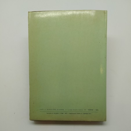 Fiat Catalogo parti di ricambio autobus mod. 411, 3° ed. 1968. Ingiallimenti