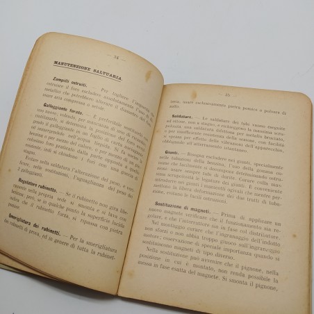 Norme pratiche Motori fissi - Commissariato per l'aeronautica, Ing. Gamba