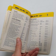 Tabelle di comparazione Magneti Marelli, 1981. Scolorito e macchiato 2