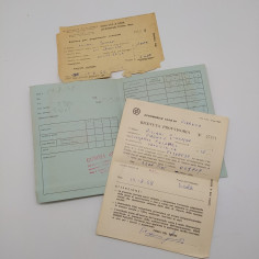 Certificato di controllo pneumatici Dunlop con fattura e ricevuta 1968. Logoro 2