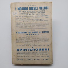 Libro Come ottenere la patente diesel, 5° ed. Hoepli 1940. Ingiallimenti 2