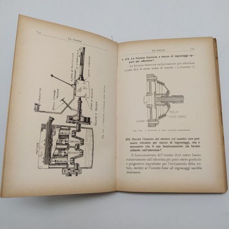 Libro Come ottenere la patente diesel, 5° ed. Hoepli 1940. Ingiallimenti