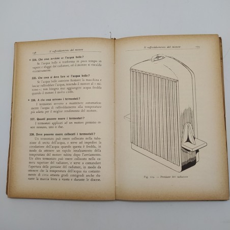 Libro Come ottenere la patente diesel, 5° ed. Hoepli 1940. Ingiallimenti