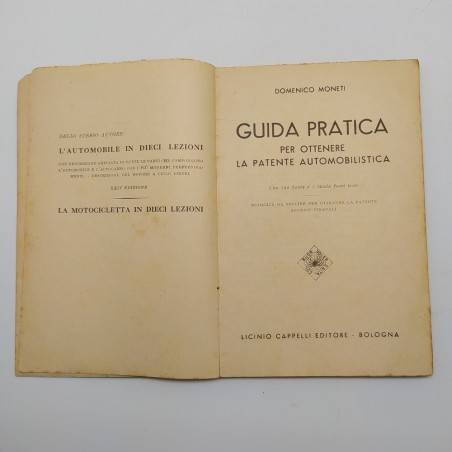 Guida pratica per ottenere la patente automobilistica, Domenico Monetti 1950