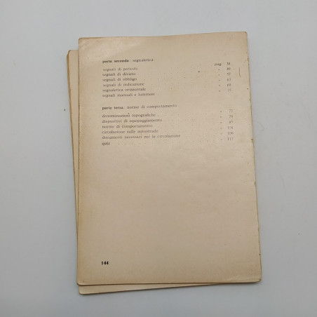 Guida alla guida - Numerosi quiz per la patente, Renzo Parisini, 2° ed. 1966