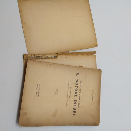 Come si calcola e come si costruisce il motore diesel, Ing. Bianco 1933