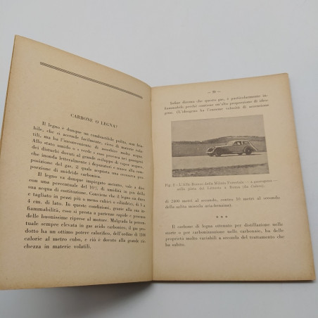 Gassogeni per auto, C. Checchi, Lavagnolo 1936. Macchie e ingiallimenti