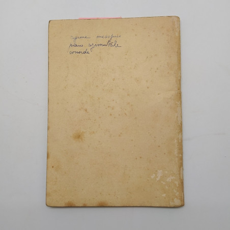 Segnali stradali e norme principali di circolazione, 1° ed. 1959. Ingiallimenti