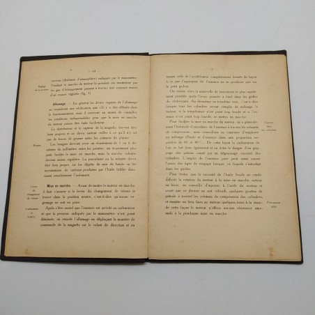 Usage et entretien des voitures Fiat modeles 2 et 3-A, 1918. Macchie e penna