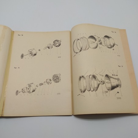 Catalogo parti di ricambio Fiat Campagnola Diesel, 1° ed. 1953. Ingiallimenti