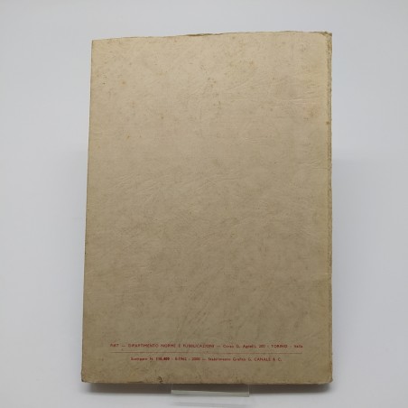 Catalogo parti di ricambio Fiat Campagnola A, 1° ed. 1962. Macchie e aloni