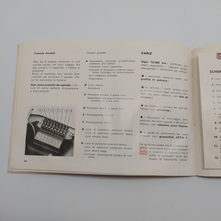 Manuale uso e manutenzione Fiat 126, 4° ed. 1973. Condizioni mediocri