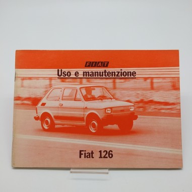 Fiat Manuale uso e manutenzione mod. 126. 1977- Buono