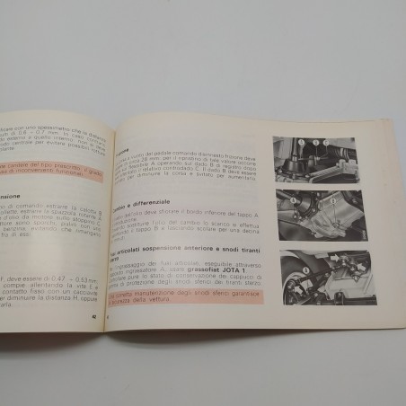 Fiat Manuale uso e manutenzione mod. 126. 1977- Buono