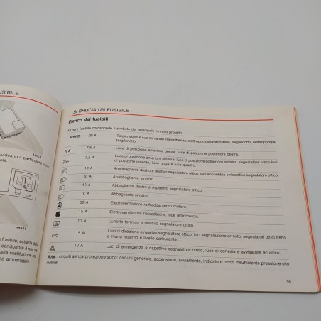 Fiat Manuale uso e manutenzione 126-BIS, 1988. Discreto