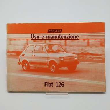 Manuale uso e manutenzione Fiat mod. 126, 1978. Discreto