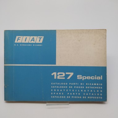 Catalogo parti di ricambio mod. 127 special, 1975. Ingiallimenti