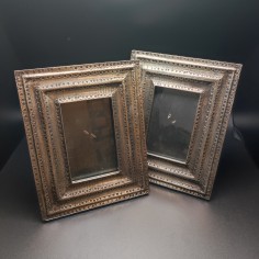 Coppia cornici in argento primo 900 misure 20x27 cm circa 2