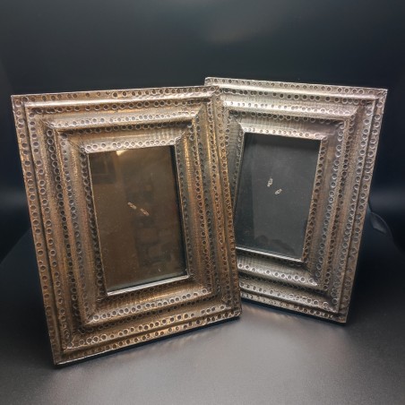 Coppia cornici in argento primo 900 misure 20x27 cm circa