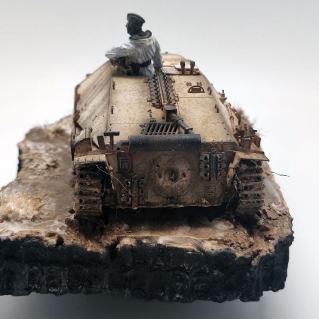Diorama WWII Cacciacarri Hetzer Cecoslovacchia anno 1945 sc. 1/35