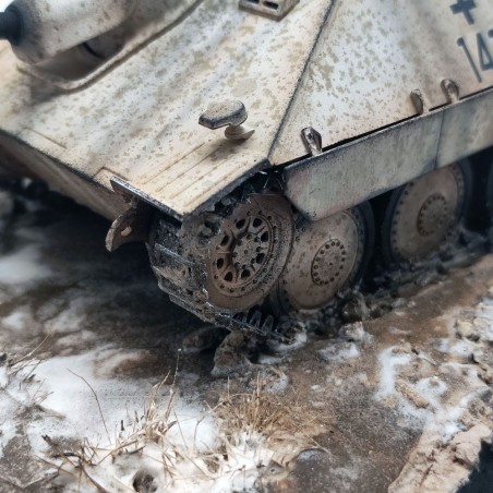Diorama WWII Cacciacarri Hetzer Cecoslovacchia anno 1945 sc. 1/35