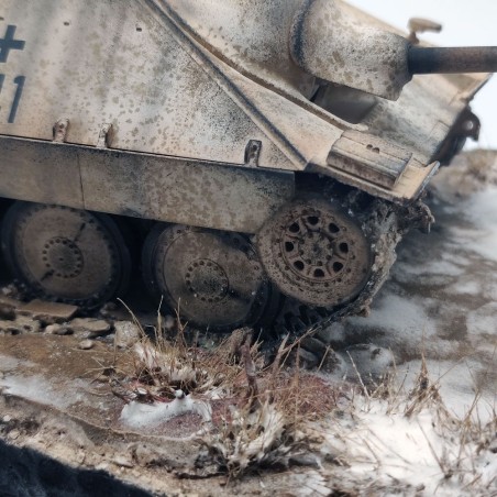 Diorama WWII Cacciacarri Hetzer Cecoslovacchia anno 1945 sc. 1/35