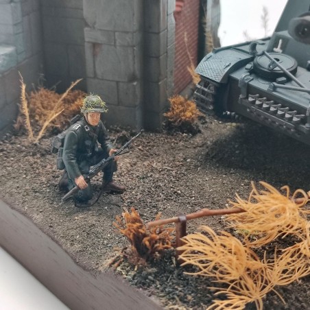 Diorama WWII cacciacarri Marder II Francia 1944 sc. 1/35