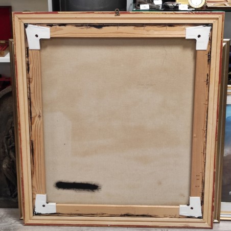 Quadro olio su tela Silvano D'Ambrosio Risurrezione 1994 - 80x90 cm