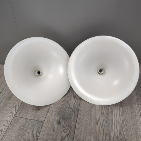Coppia lampade a sospensione Semi per Fog & Mørup forma a trombone d. 46 cm