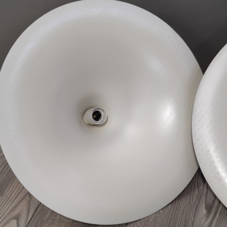 Coppia lampade a sospensione Semi per Fog & Mørup forma a trombone d. 46 cm