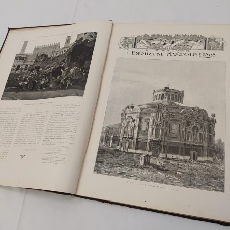 Volume 1898 L'Esposizione nazionale Editori Roux Frassat & C. Torino