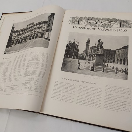 Volume 1898 L'Esposizione nazionale Editori Roux Frassat & C. Torino
