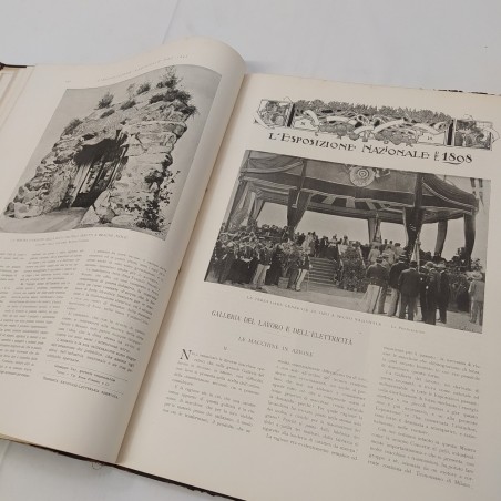 Volume 1898 L'Esposizione nazionale Editori Roux Frassat & C. Torino