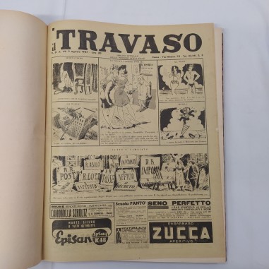 Raccolta della rivista "Il Travaso" numeri annate tra il 1947 a 1951