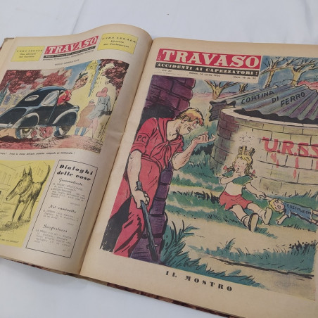 Raccolta della rivista "Il Travaso" numeri annate tra il 1947 a 1951